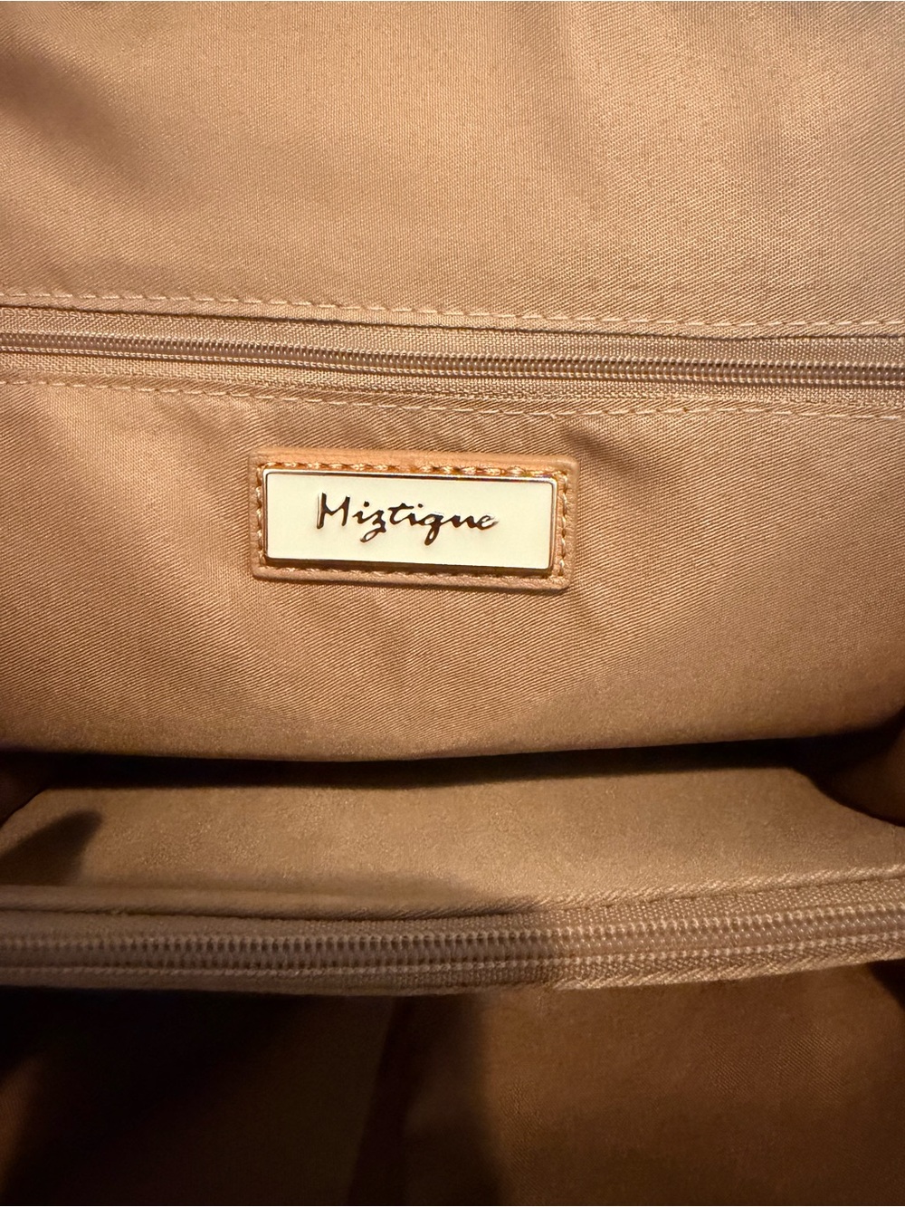 Miztique Mini Backpack/Purse with Gold Hardware - Picture 4 of 8
